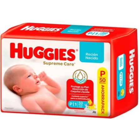 Huggies Natural Care talle P x50