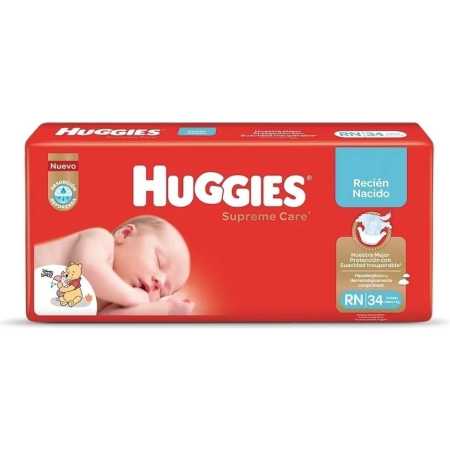Huggies Natural Care Recién Nacido x 34