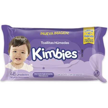 Toallitas Humedas Kimbies x48 Unidades