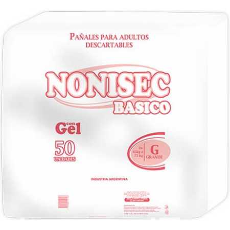 Nonisec pañal recto básico G x 50 unidades