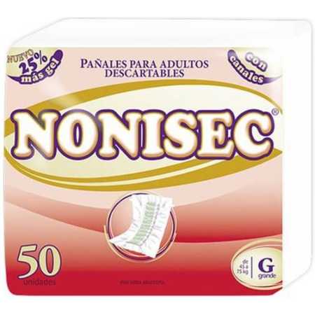 Nonisec pañal recto Rotulado G x 50 unidades