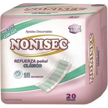 Nonisec apósito refuerza pañal Clasico x 20 unidades