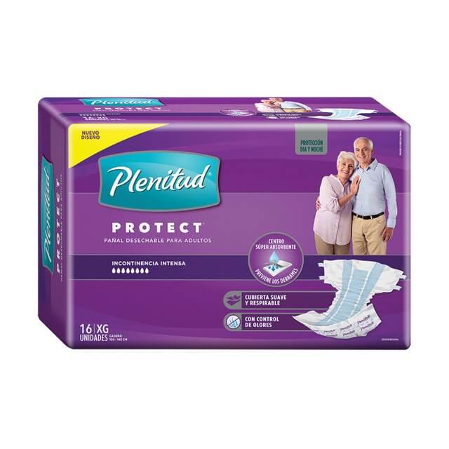 Plenitud Protect Pañal elastizado M, G, XG x16