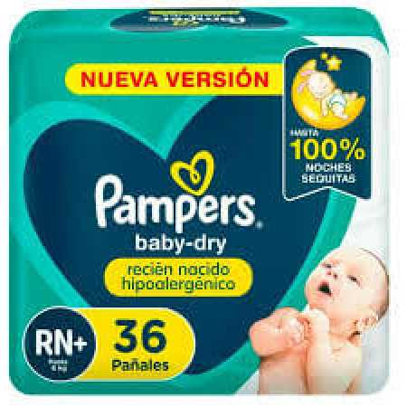 Pampers Baby Dry RN + (hasta 6kg)