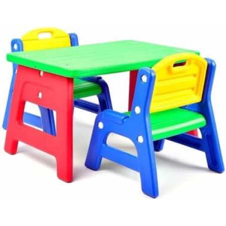 Mesa y Sillas Infantiles Rodacross