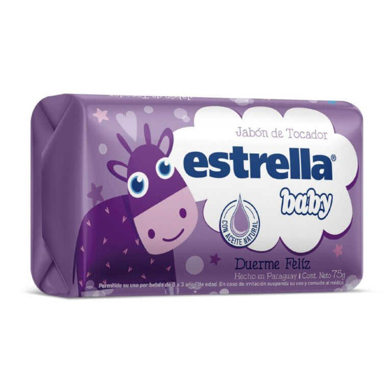 Jabón de Tocador Estrella Baby x75g