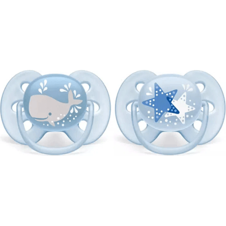 Chupete Ultra Soft Deco Philips Avent 6-18 x2