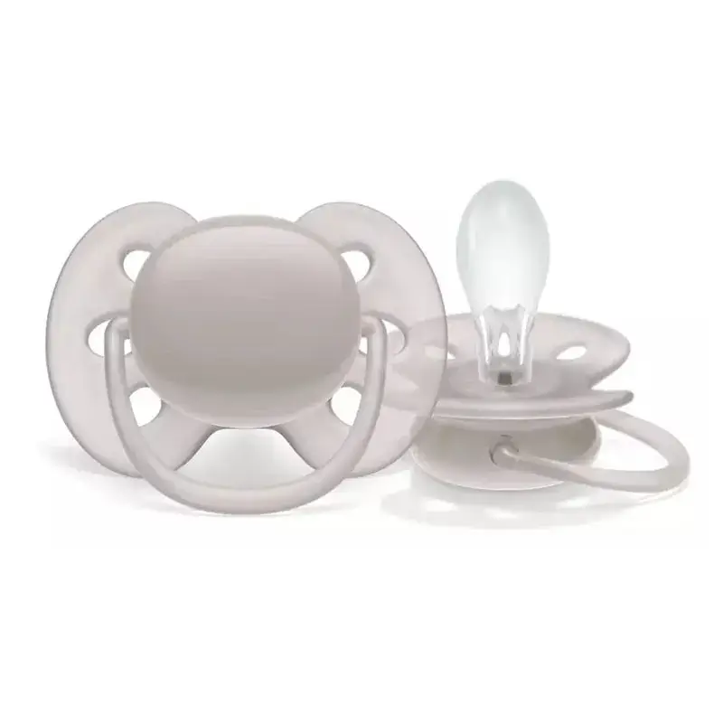 Chupete Ultra Soft Philips Avent Gris 6-18 Meses (x 1 unidad)