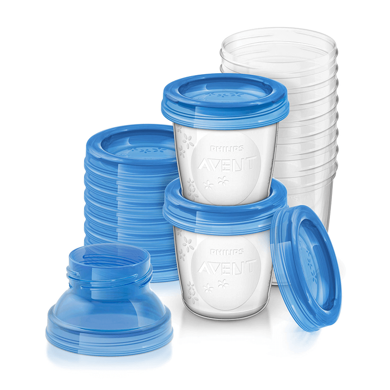 Vasos para almacenamiento de leche materna Philips Avent x 10 Recolectores