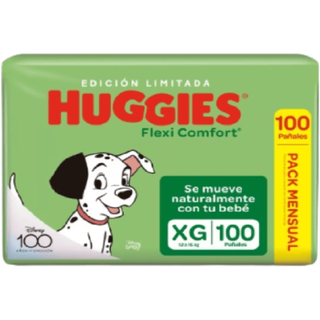 Huggies Flexi Confort Pack Mensual XG, XXG, XXXG