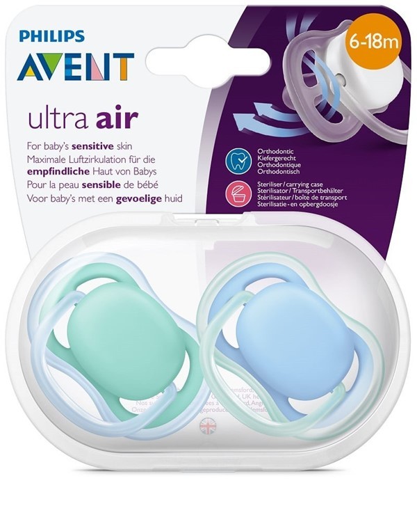 Chupete Philips Avent Ultra Air 6-18M x2 - Imagen 2
