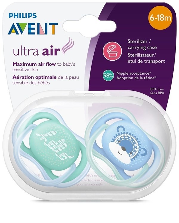 Chupete Philips Avent Ultra Air 6-18M x2 - Imagen 3