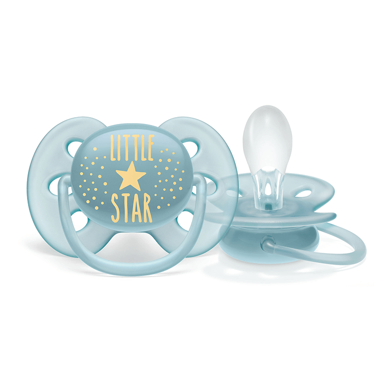 Chupete Ultra Soft Philips Avent Gris 6-18 Meses (x 1 unidad) - Imagen 3