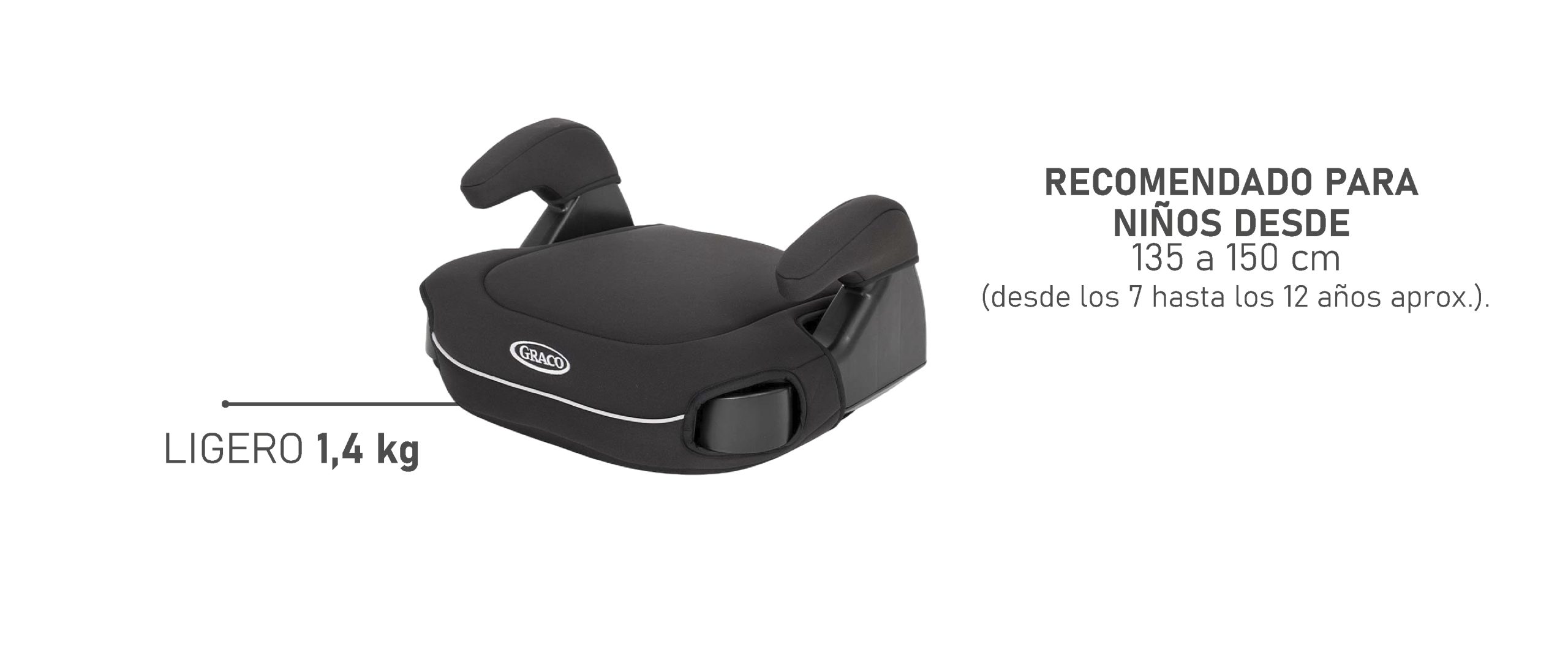 Booster sin Respaldo Turbobooster Graco - Imagen 5