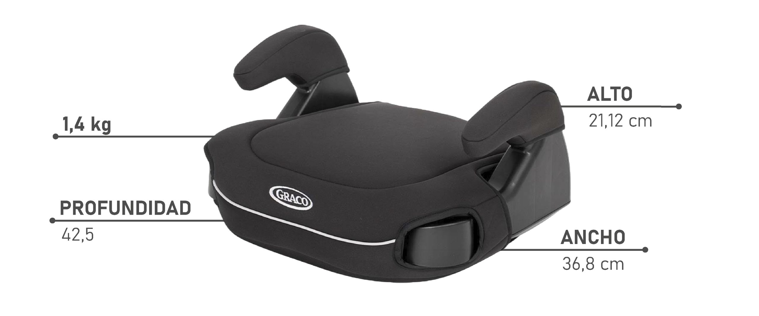 Booster sin Respaldo Turbobooster Graco - Imagen 6