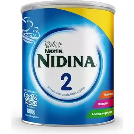 Leche Nidina 2 Lata x800grs