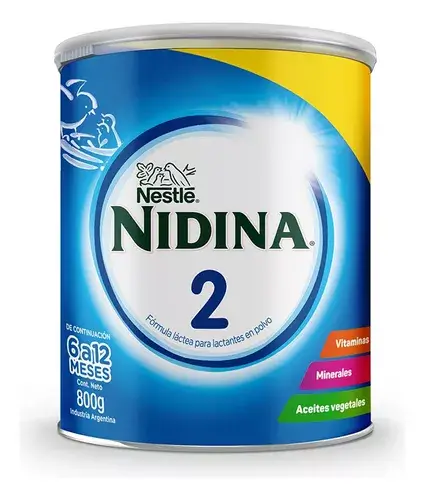 Leche Nidina 2 Lata x800grs
