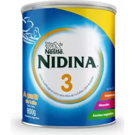 Leche Nidina 3 Lata x800grs