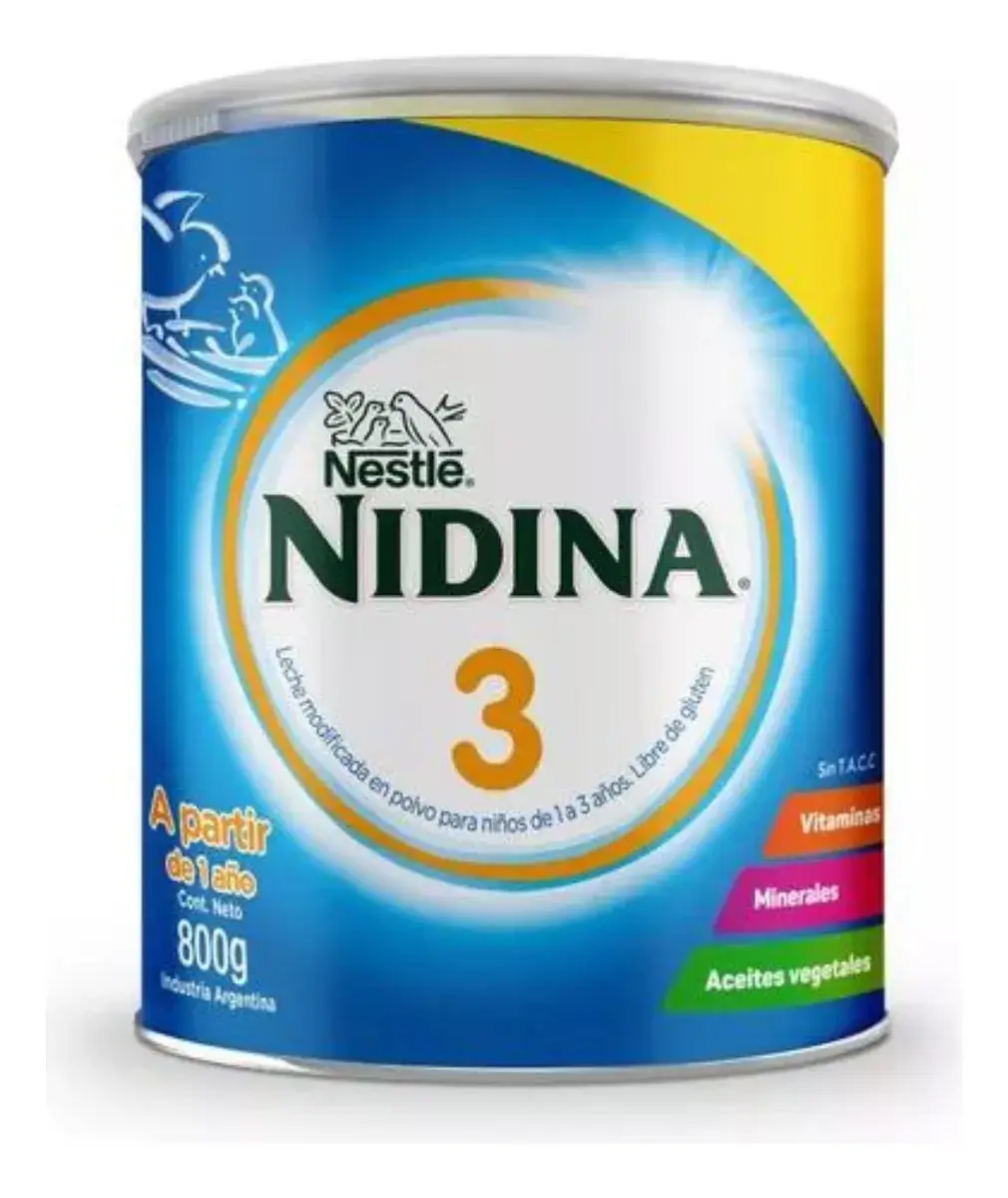 Leche Nidina 3 Lata x800grs