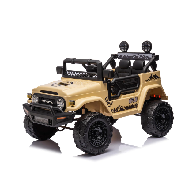 Jeep a Bateria Toyota Cruiser 6v Control, Asiento de Cuero, Luces y Música - Imagen 7