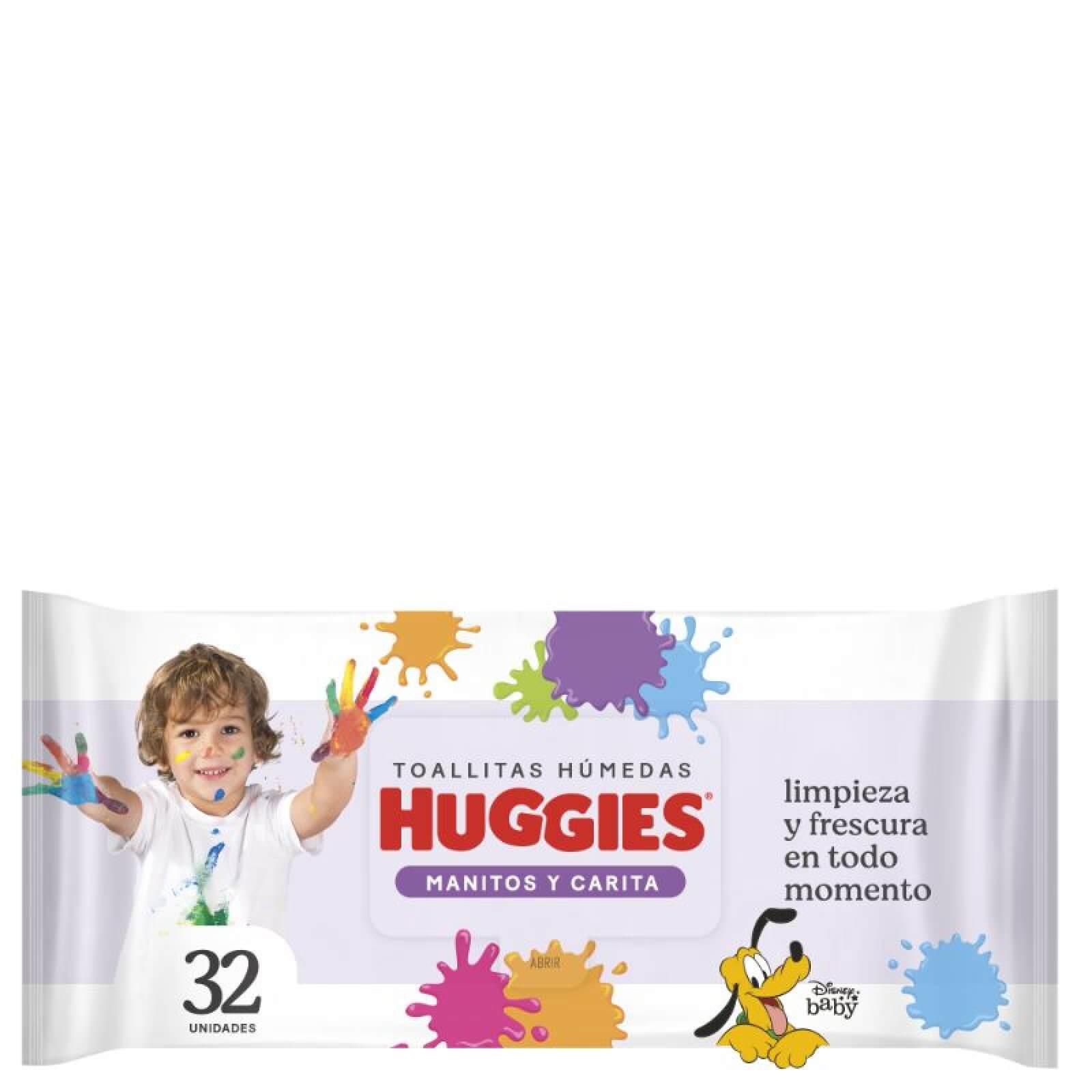 Toallitas Huggies Manitos y Carita x 32