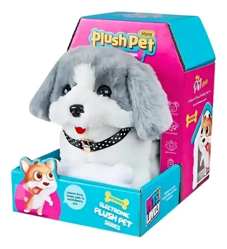 Perrito Interactivo Camina Y Ladra- Plush Pet