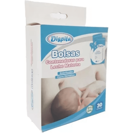 Dispita Bolsas Contenedoras de Leche Materna x 30 Unidades