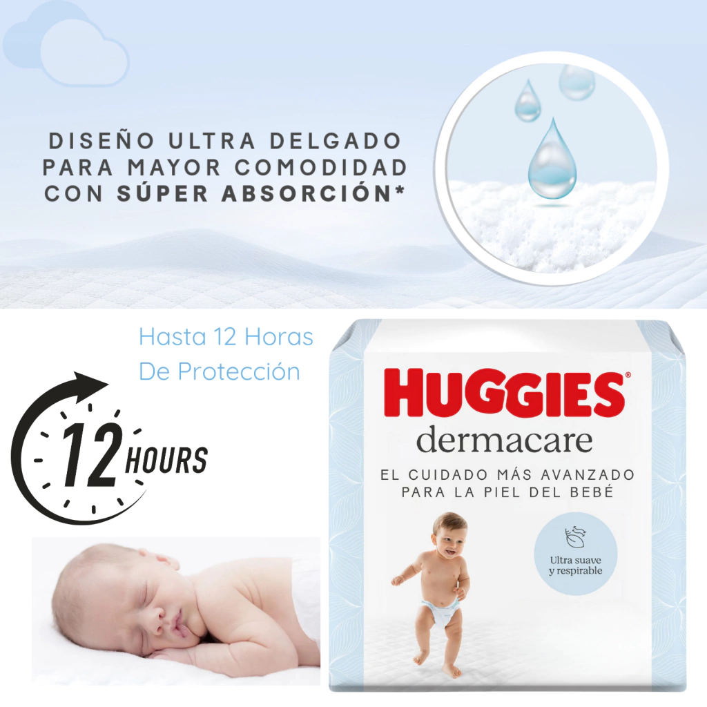 Huggies Dermacare M, G, XG - Imagen 2