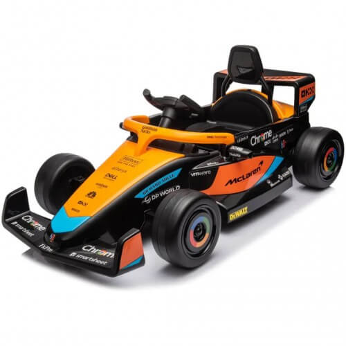 Auto a bateria F1 MClaren 12v Control, Usb, Asiento de Plástico
