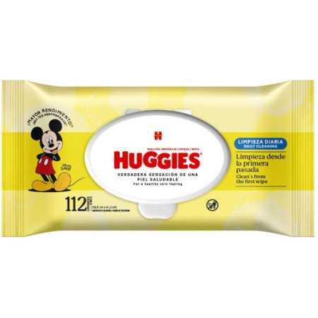 Toallitas Huggies Limpieza Diaria x112 unidades