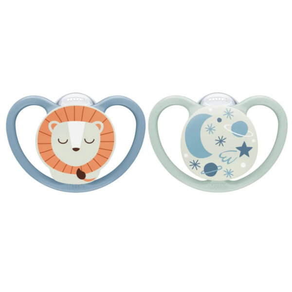 Chupete Nuk Space Luminoso Set x2 - Imagen 3