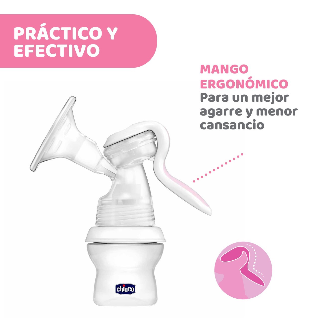 Saca leche Manual Chicco Natural Feeling - Imagen 2