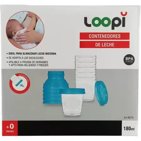 Recolectores de Leche materna Loopi 6 unidades