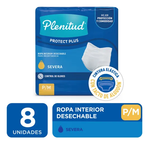Plenitud Ropa Interior Protect Plus x8 p/m y g/xg