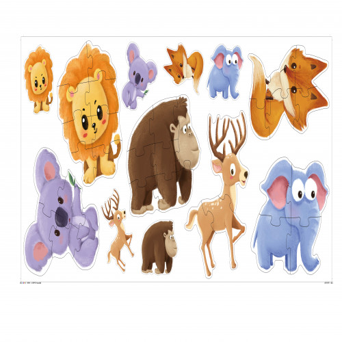 Rompecabezas con 6 Figuras Diferentes