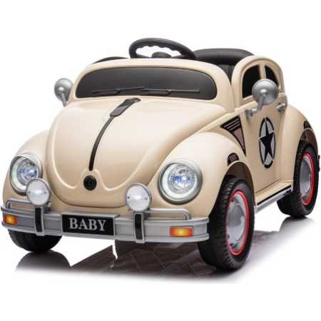 Auto Escarabajo 12v Control, Usb, Asiento Plástico