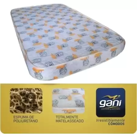 Colchón de Cuna Funcional GANI 1,40 x 0,80cm.