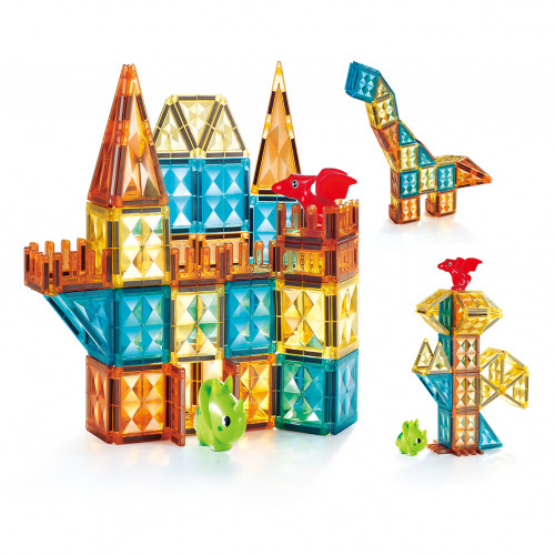 Bloques Magneticos De Colores 68Piezas