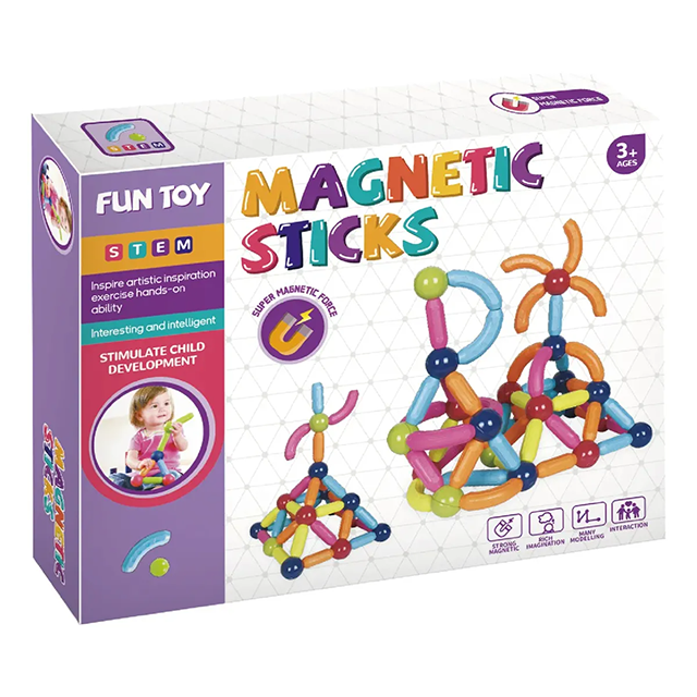 Palitos Magneticos 84 Piezas