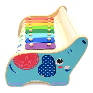 Xilofon Elefante Piano Infantil Didactico Top Bright - Imagen 4