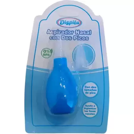 Aspirador nasal Dispita con 2 picos