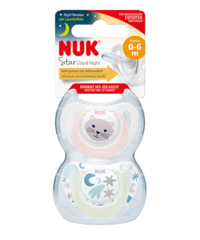 Chupete Nuk Star Day & Night - Imagen 3