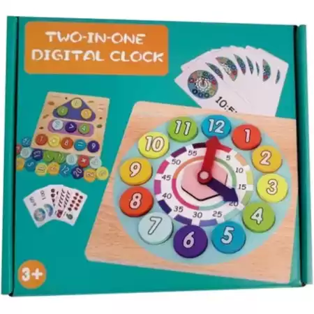 Reloj de Madera Para Sumar y Contar