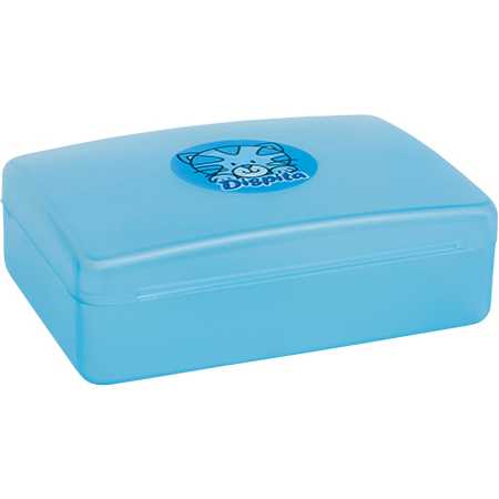 Jabonera Plástica Translúcida Dispita