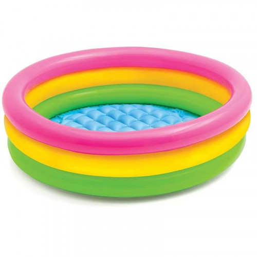 Pileta Inflable Redonda Tricolor 110CM