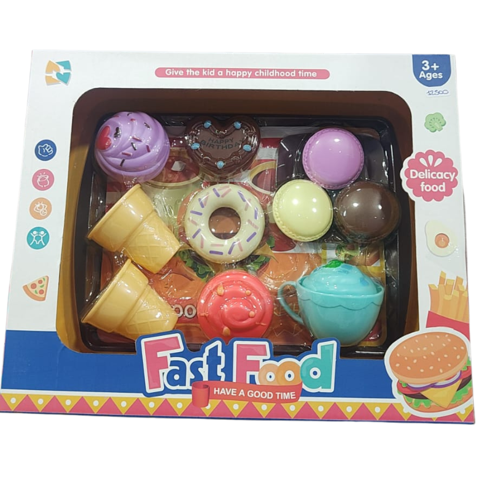 Set Comida Helados Fast Food