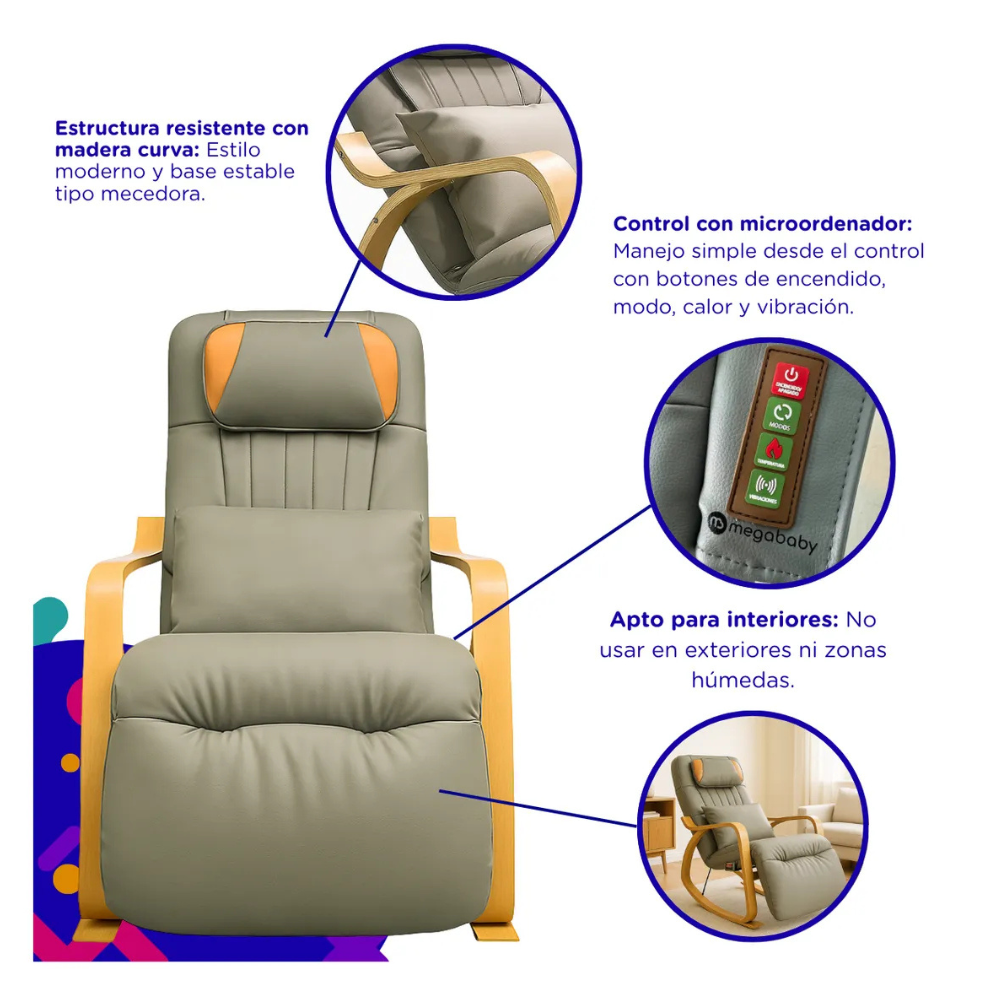 Sillon Masajeador Amamantador - Imagen 2