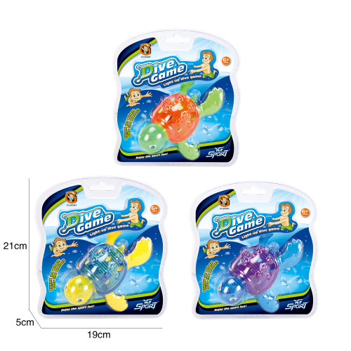 Juguete Buceo Animales con Luces Se Prenden Al Tocar El Agua