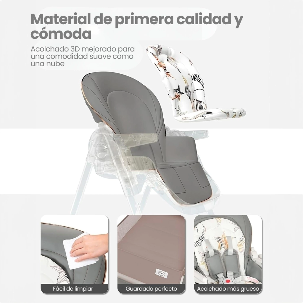 Silla de Comer Plegable Premiun Ema Baby Buggy - Imagen 6