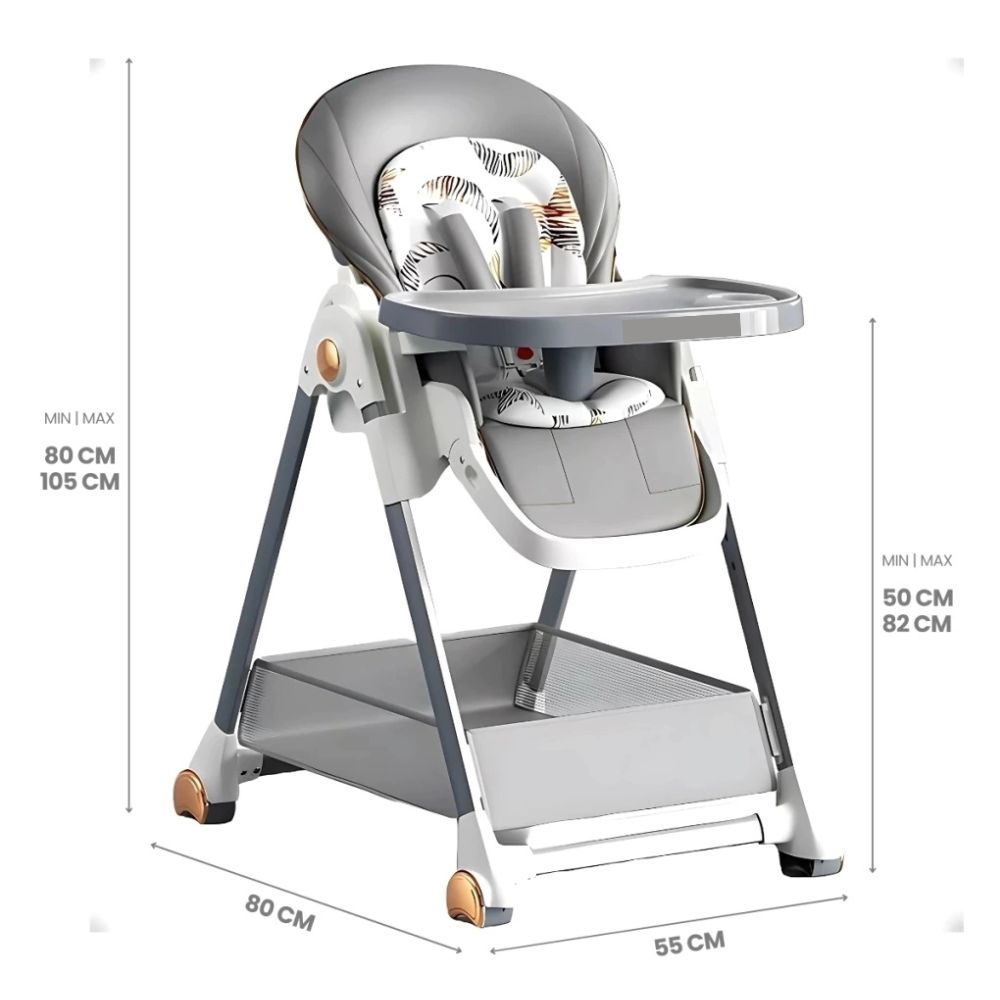 Silla de Comer Plegable Premiun Ema Baby Buggy - Imagen 2